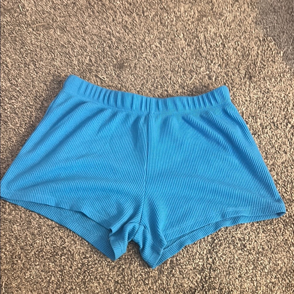 Art Class Blue Sleep Shorts Elastic Waist